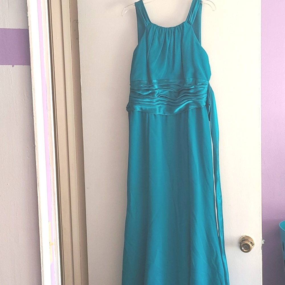 Teal dress